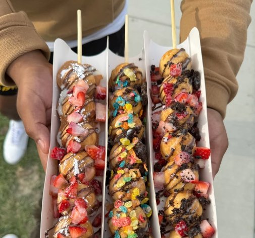 Pancakes brochettes